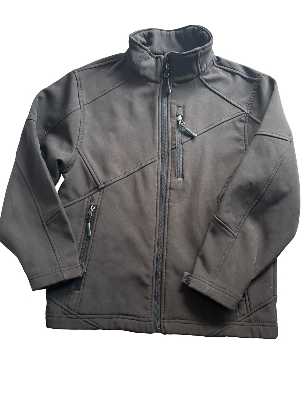 Snozu Performance Kids Softshell Jacket Black Size S 7/8